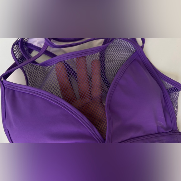NWOT Unique Purple Sport Set - Leggings and Top (Size Small) - Picture 17 of 17